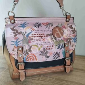 Bolso bandolera rosa