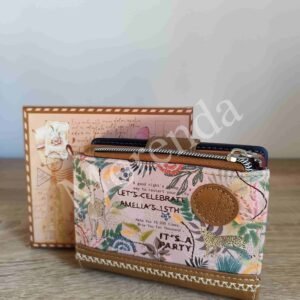 Cartera corta marron