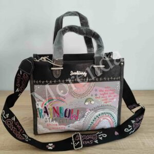 Bolso tote Rainbow negro