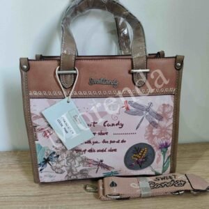 Bolso cuadrado Libelulas rosa
