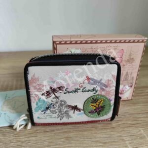 Cartera cuadrada Libelula negra