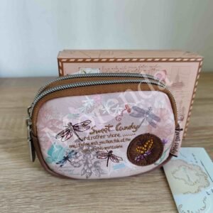 Monedero Libelula marron