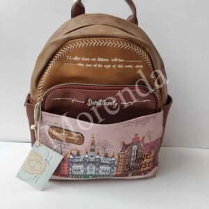 Mochila ciudad marron
