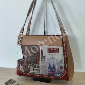 Bolso shopper marron