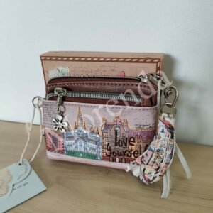 Monedero ciudad marron