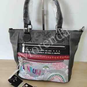 Bolso bandolera Rainbow negro