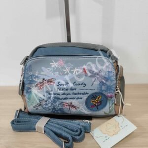 Bandolera pequeña libelulas azul