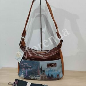 Bandolera grande azul