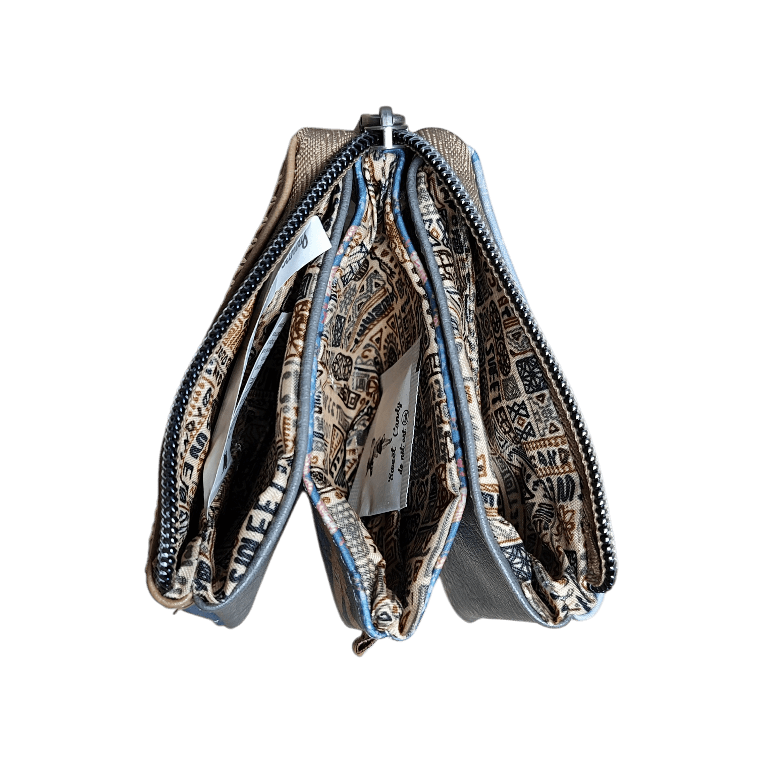 Monedero triple azul Dragonfly - Imagen 4