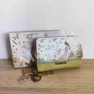 Cartera mediana verde